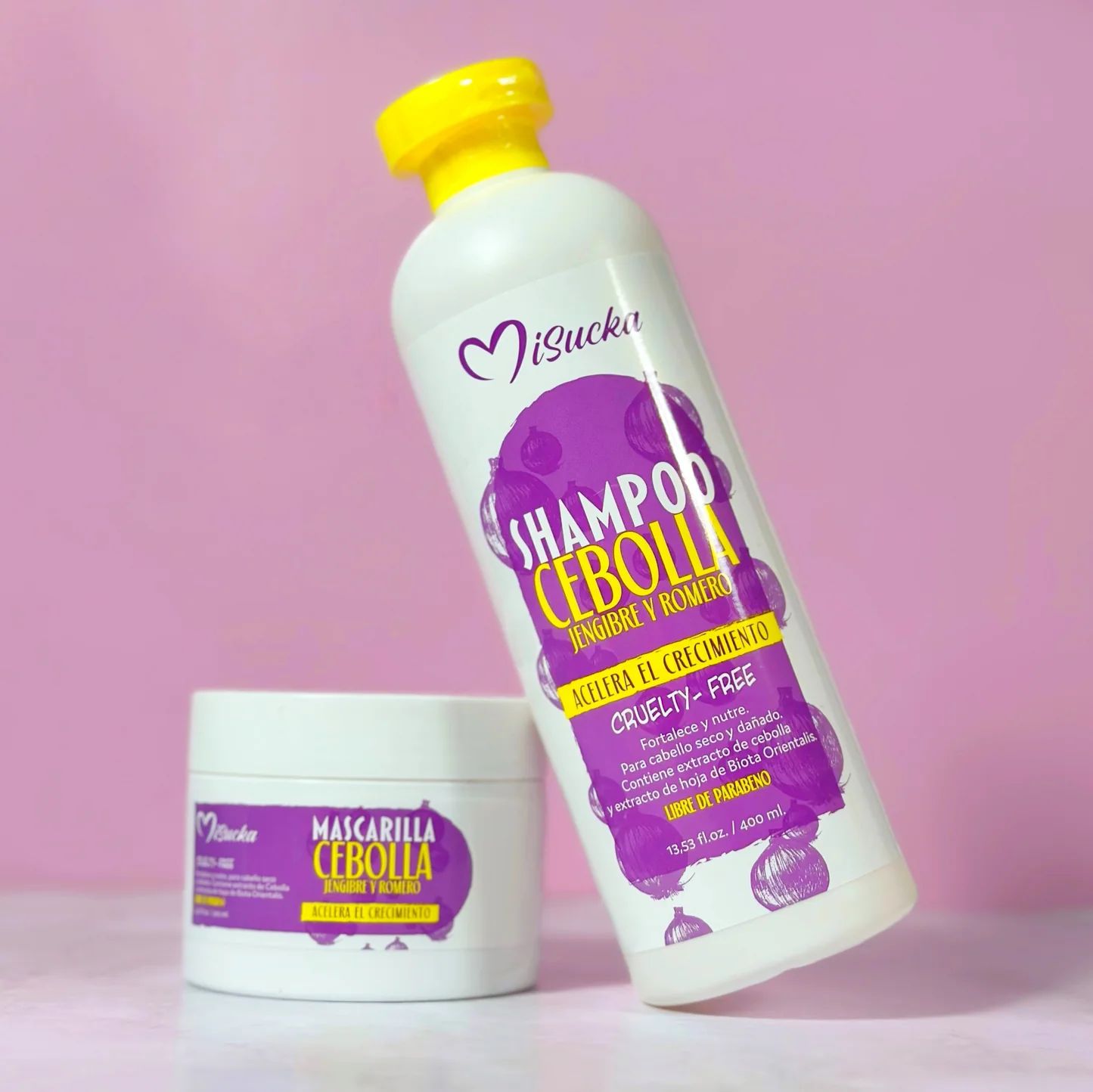 PACK SHAMPOO + MASCARILLA CEBOLLA MISUCKA