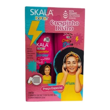 Kit Shampoo Sin Sal y Acondicionador Crespinho Divino