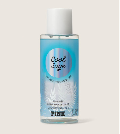 Body Mist with Essential Oils Cool Sage 250ml