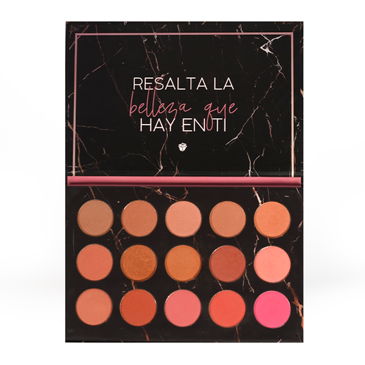 Paleta de 15 Rubores
