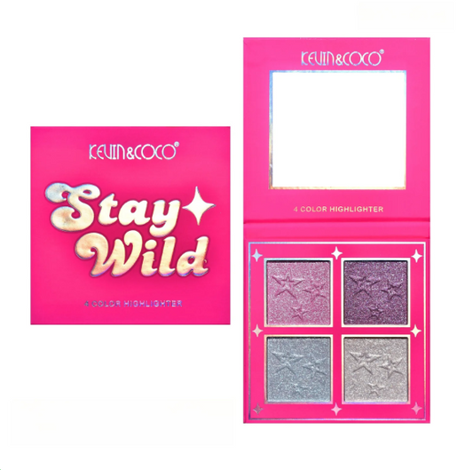 Paleta de 4 iluminadores Stay Wild