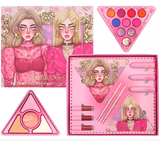 Paleta de Maquillaje Rose and Shine 14 Colores Kevin & Coco