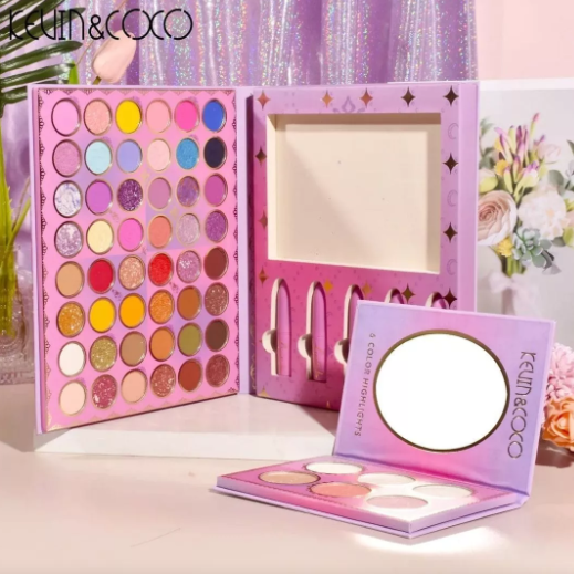 Paleta de Maquillaje 54 Colores con Labiales
