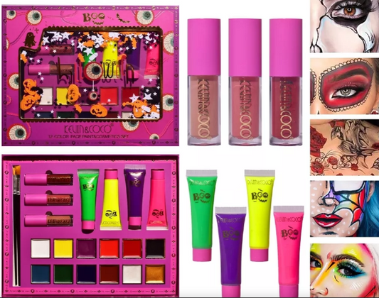 Paleta de Maquillaje Halloween 12 Colores Kevin & Coco