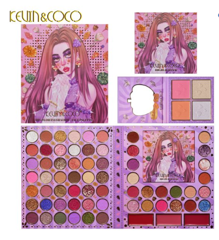 Paleta de Maquillaje 69 Colores Kevin & Coco