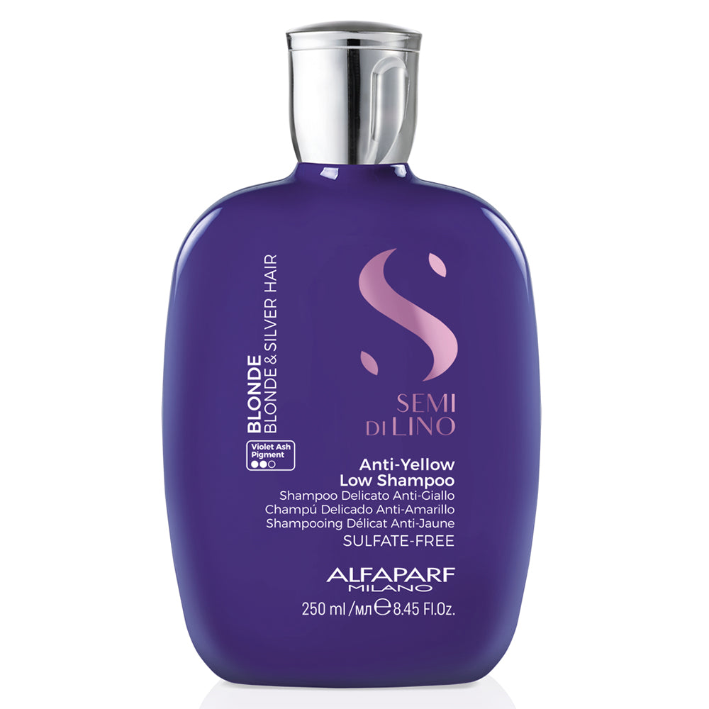 Shampoo Matizador Anti Amarillo Semi di Lino